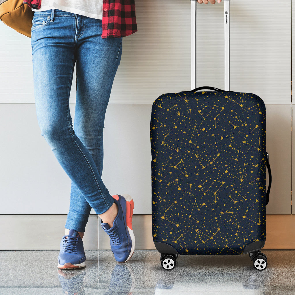 Constellation Symbols Pattern Print Luggage Cover