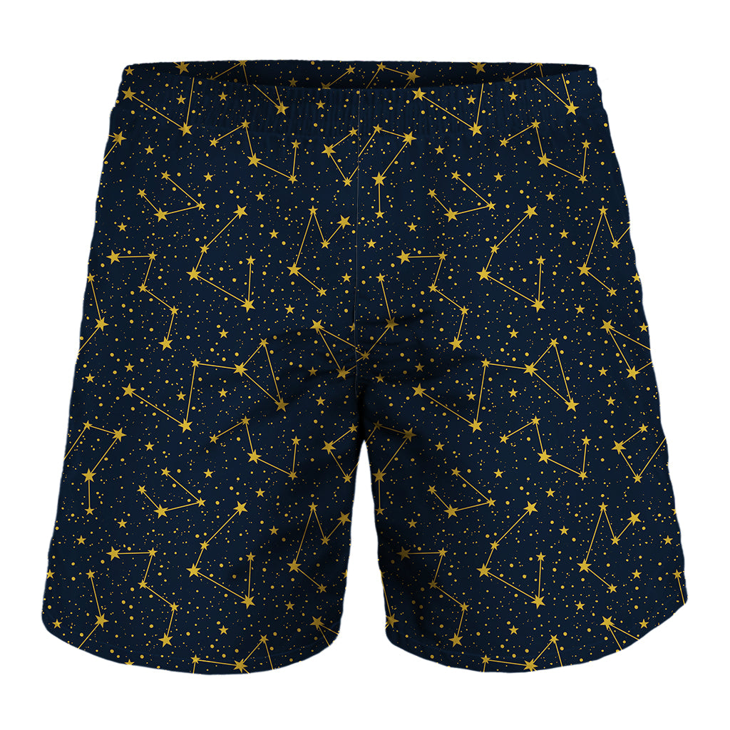 Constellation Symbols Pattern Print Men's Shorts