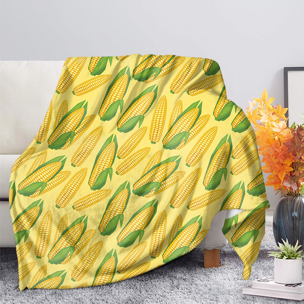 Corn Cob Pattern Print Blanket