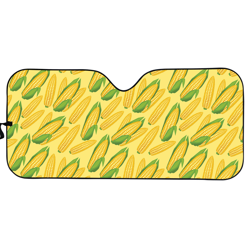 Corn Cob Pattern Print Car Sun Shade