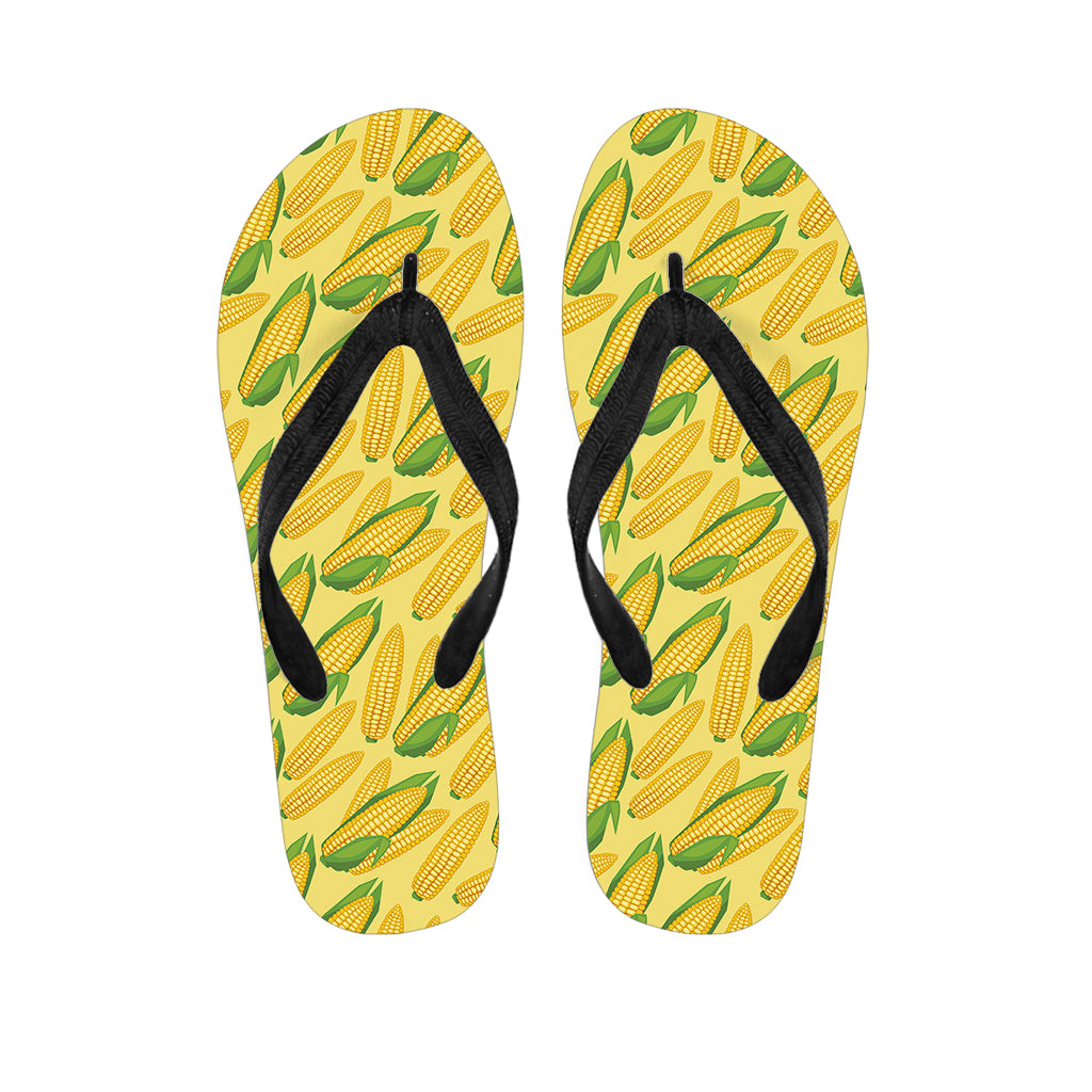 Corn Cob Pattern Print Flip Flops