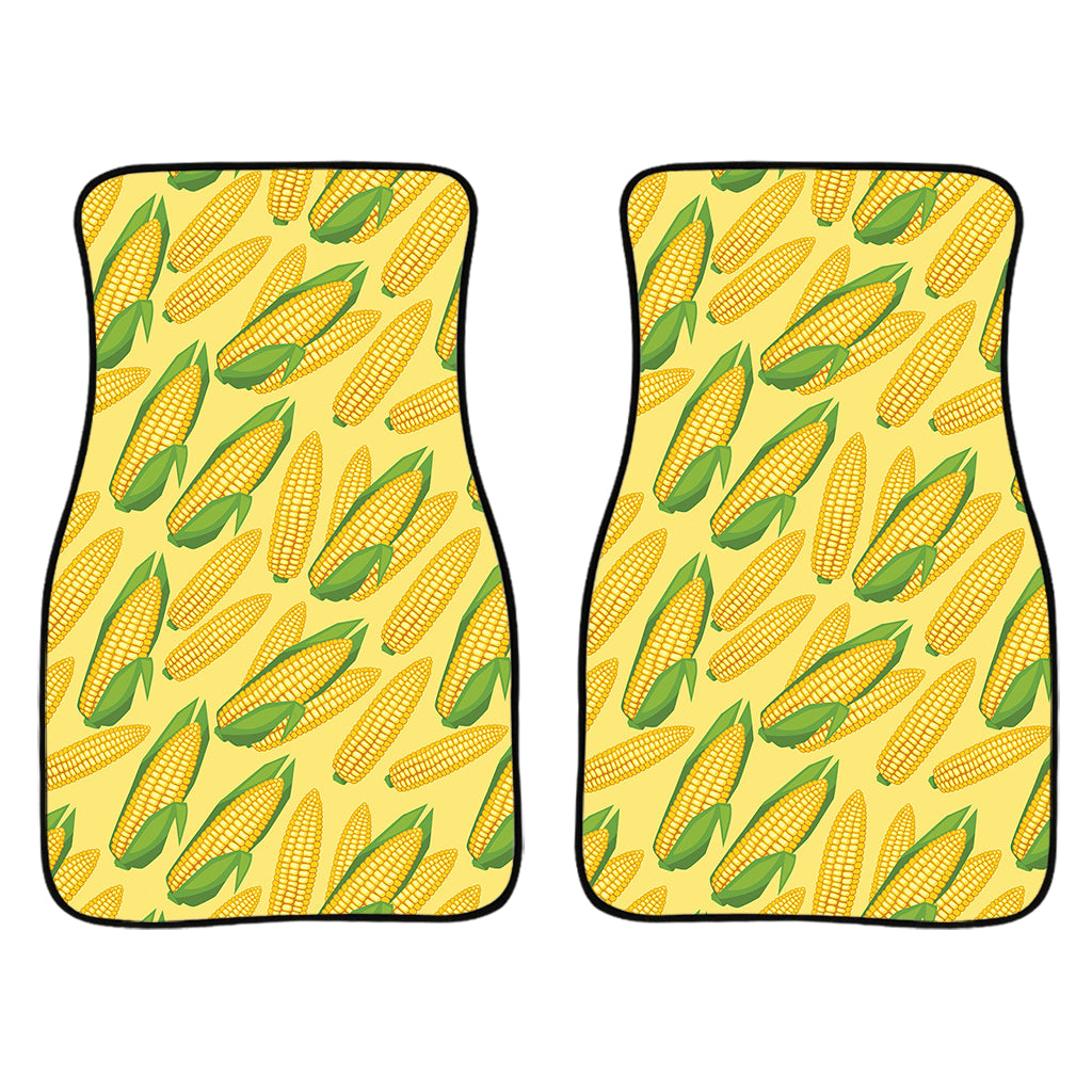 Corn Cob Pattern Print Front Car Floor Mats