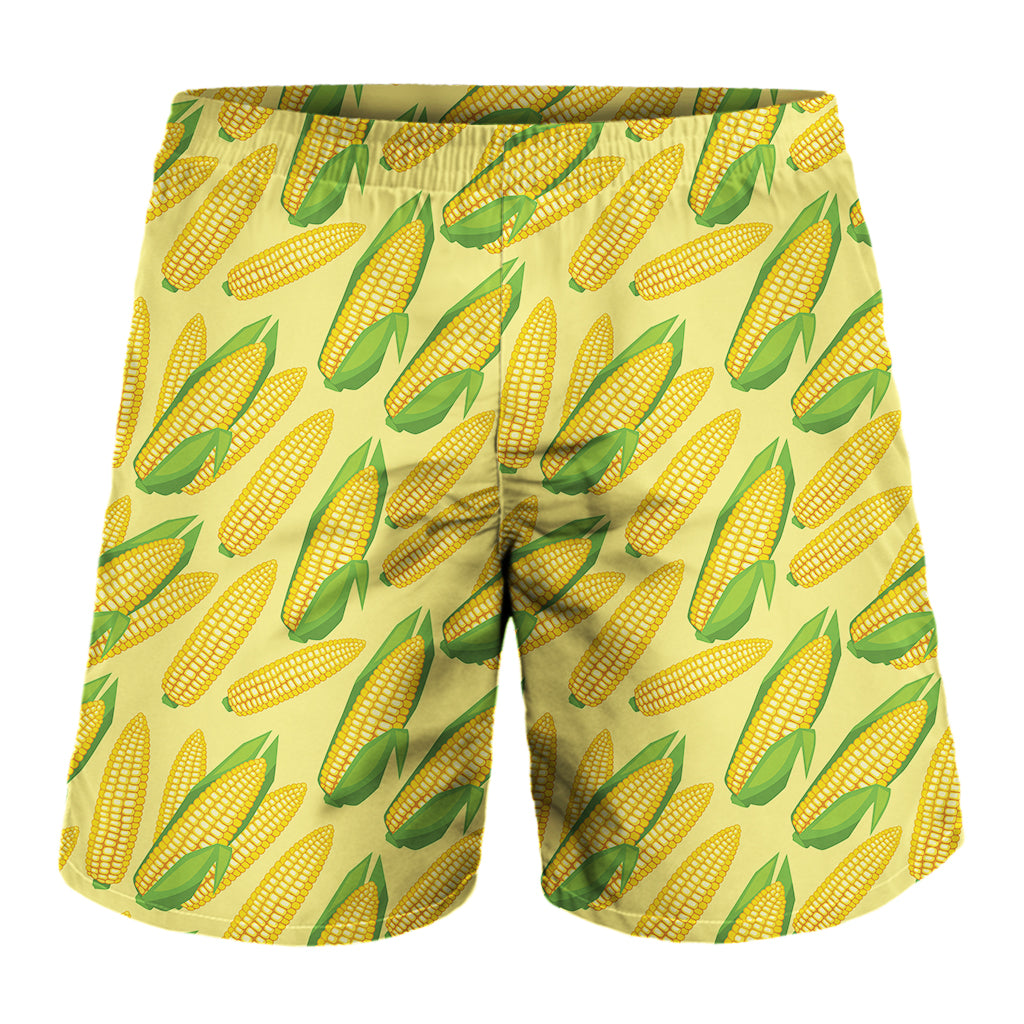 Corn Cob Pattern Print Men's Shorts