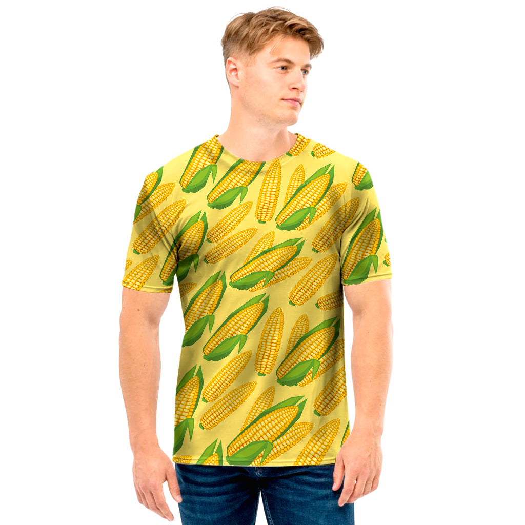 Corn Cob Pattern Print Men's T-Shirt