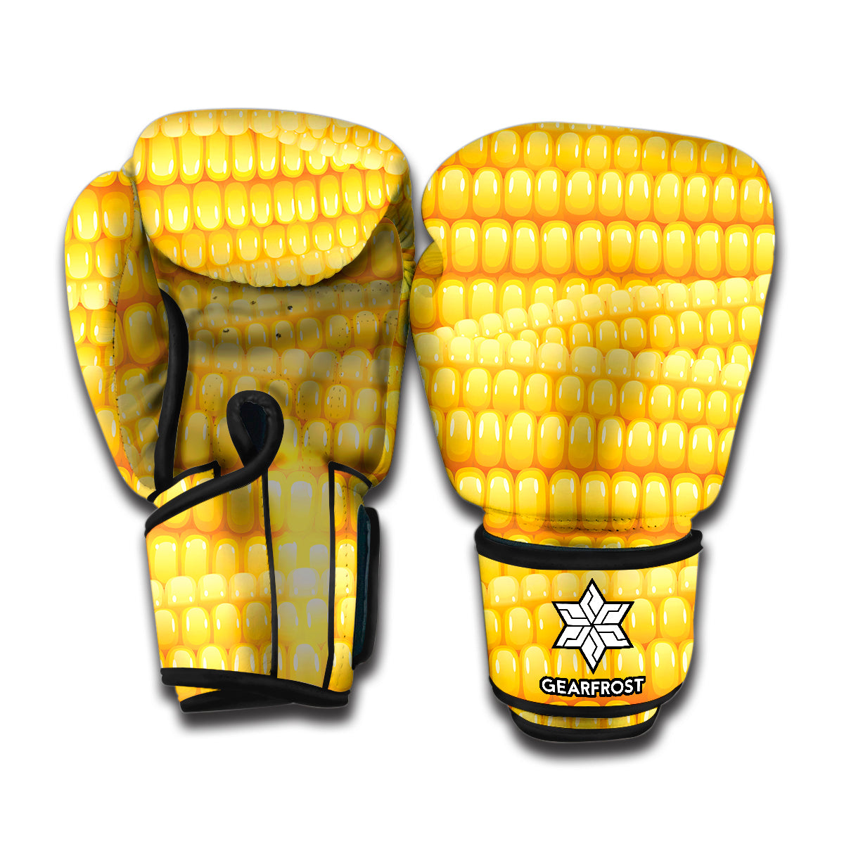 Corn Pattern Print Boxing Gloves