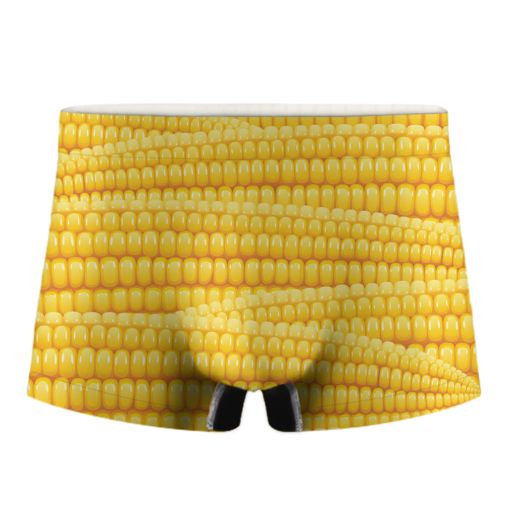 Corn Pattern Print Men's Boxer Briefs