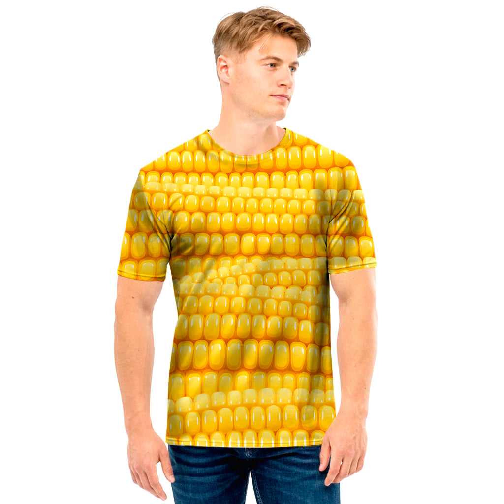 Corn Pattern Print Men's T-Shirt