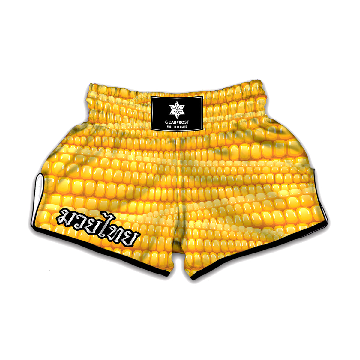 Corn Pattern Print Muay Thai Boxing Shorts