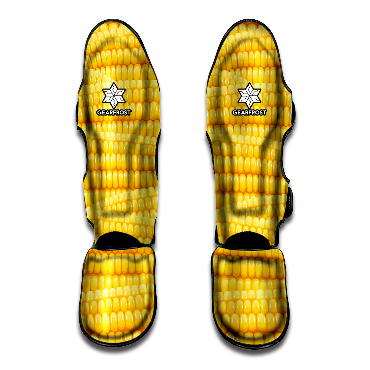 Corn Pattern Print Muay Thai Shin Guards