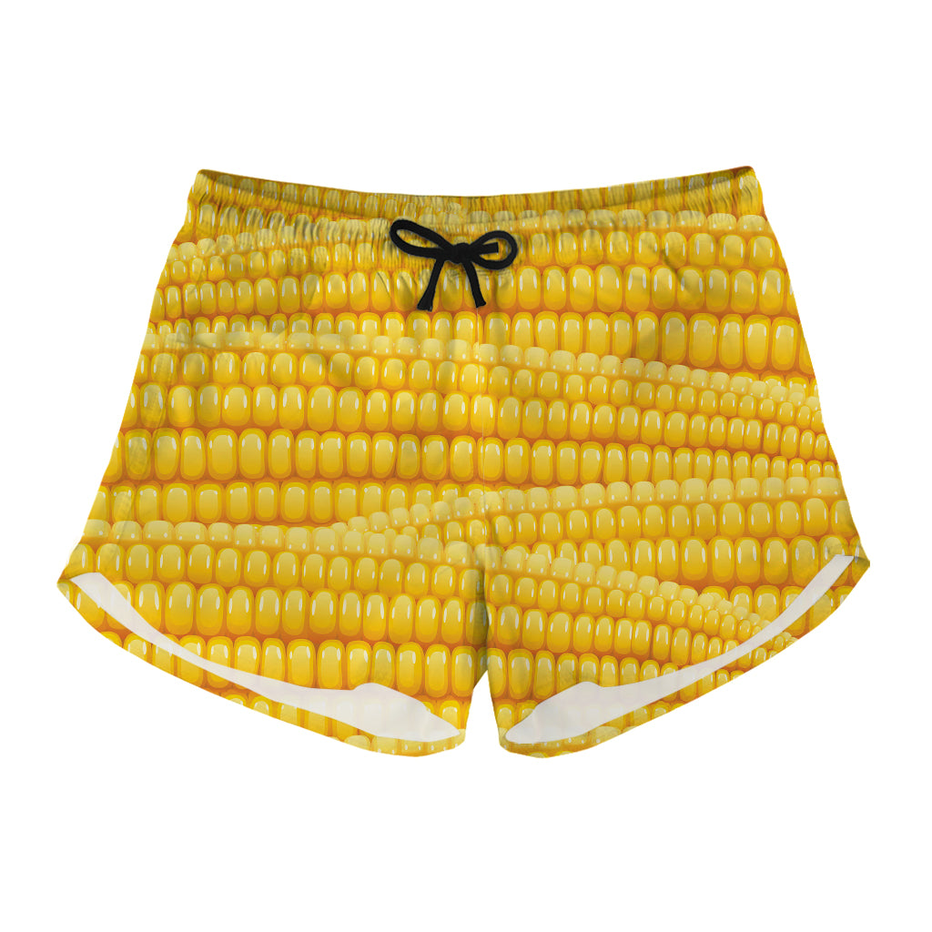 Corn Pattern Print Women's Shorts