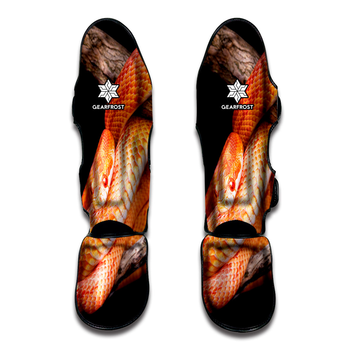 Corn Snake Print Muay Thai Shin Guards