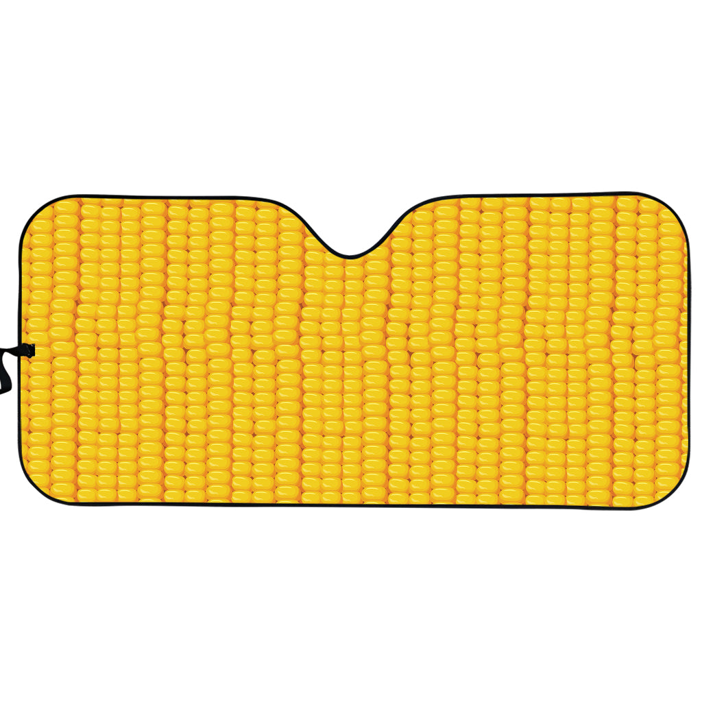 Corn Texture Print Car Sun Shade