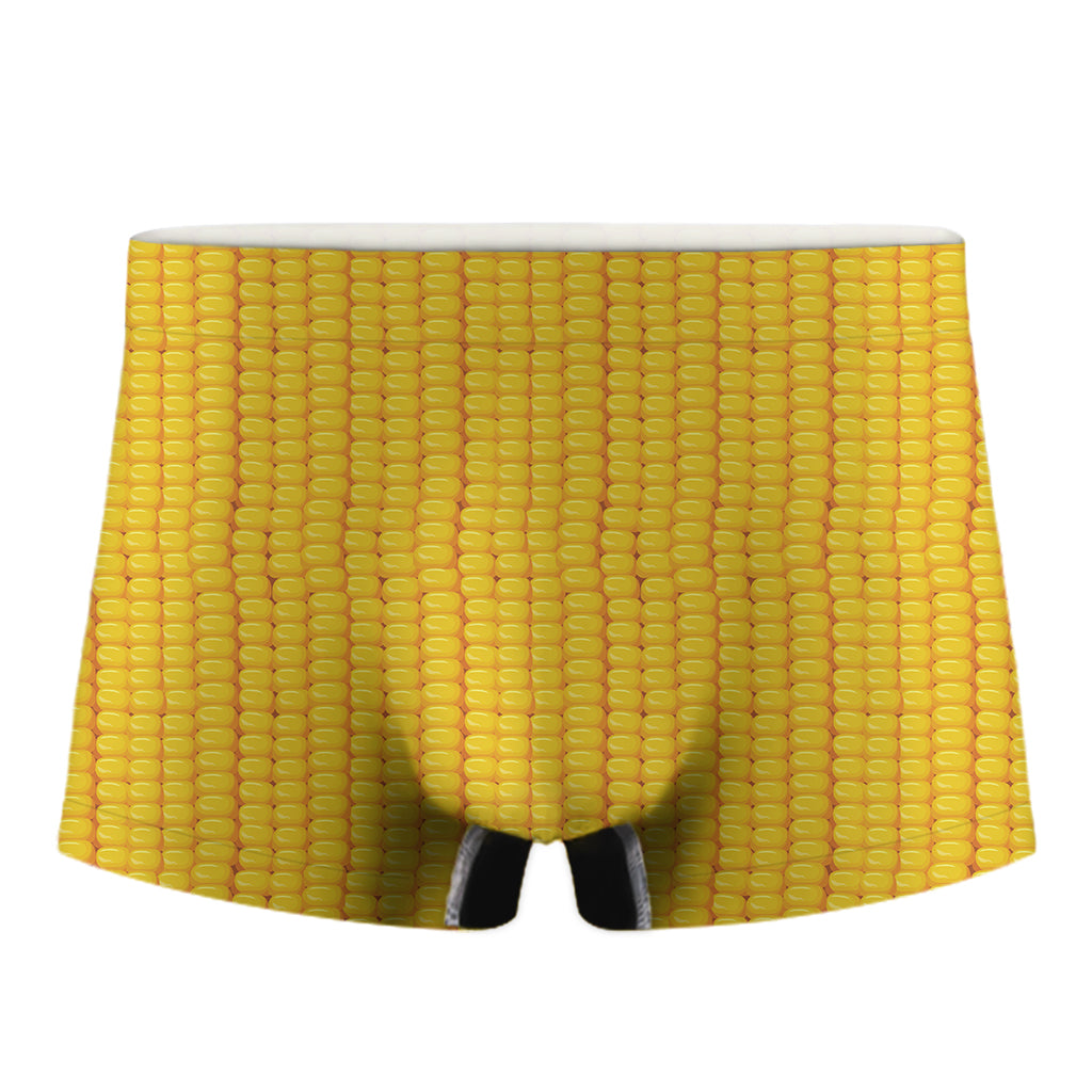 Corn Texture Print Men's Boxer Briefs