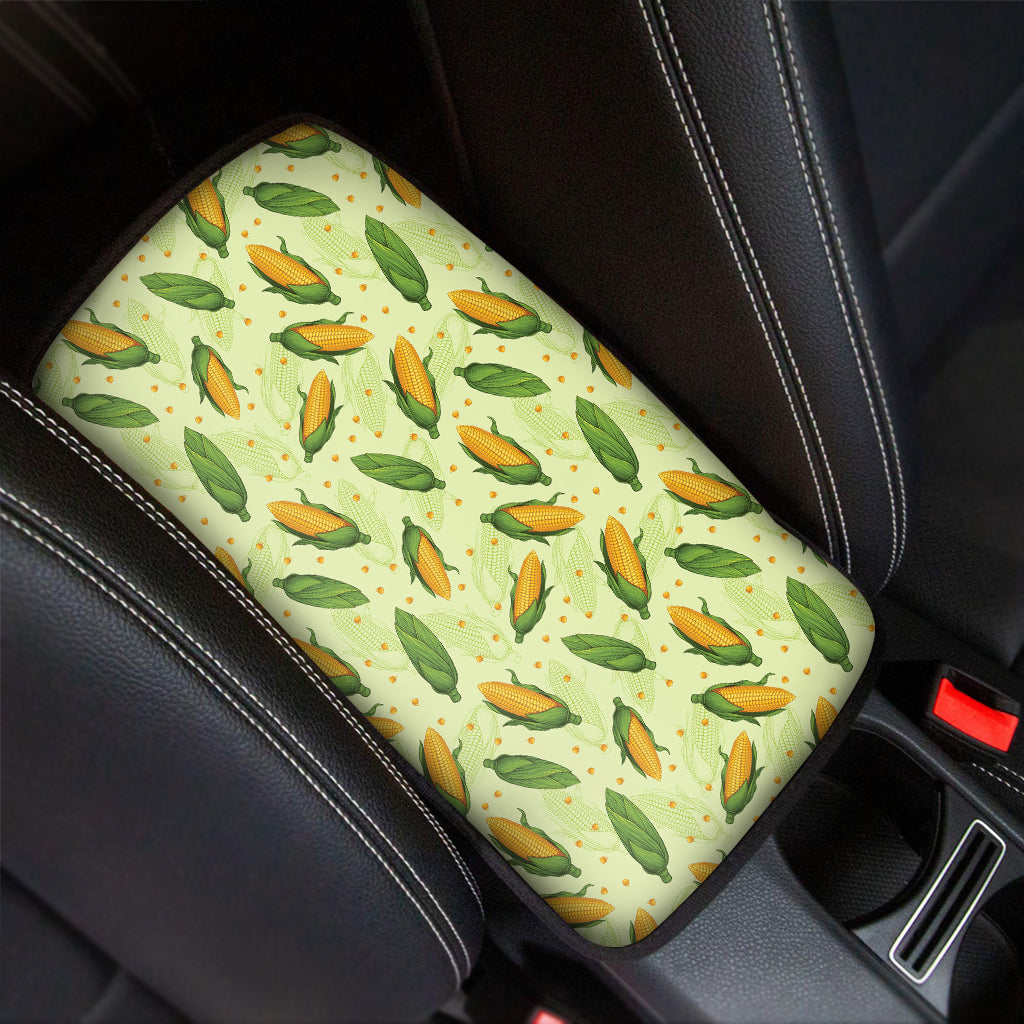 Corncob Pattern Print Car Center Console Cover