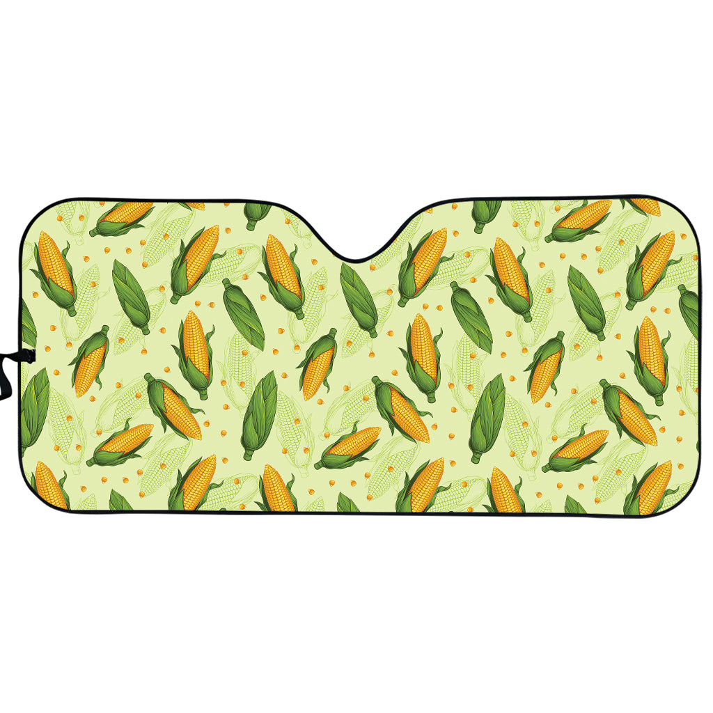 Corncob Pattern Print Car Sun Shade