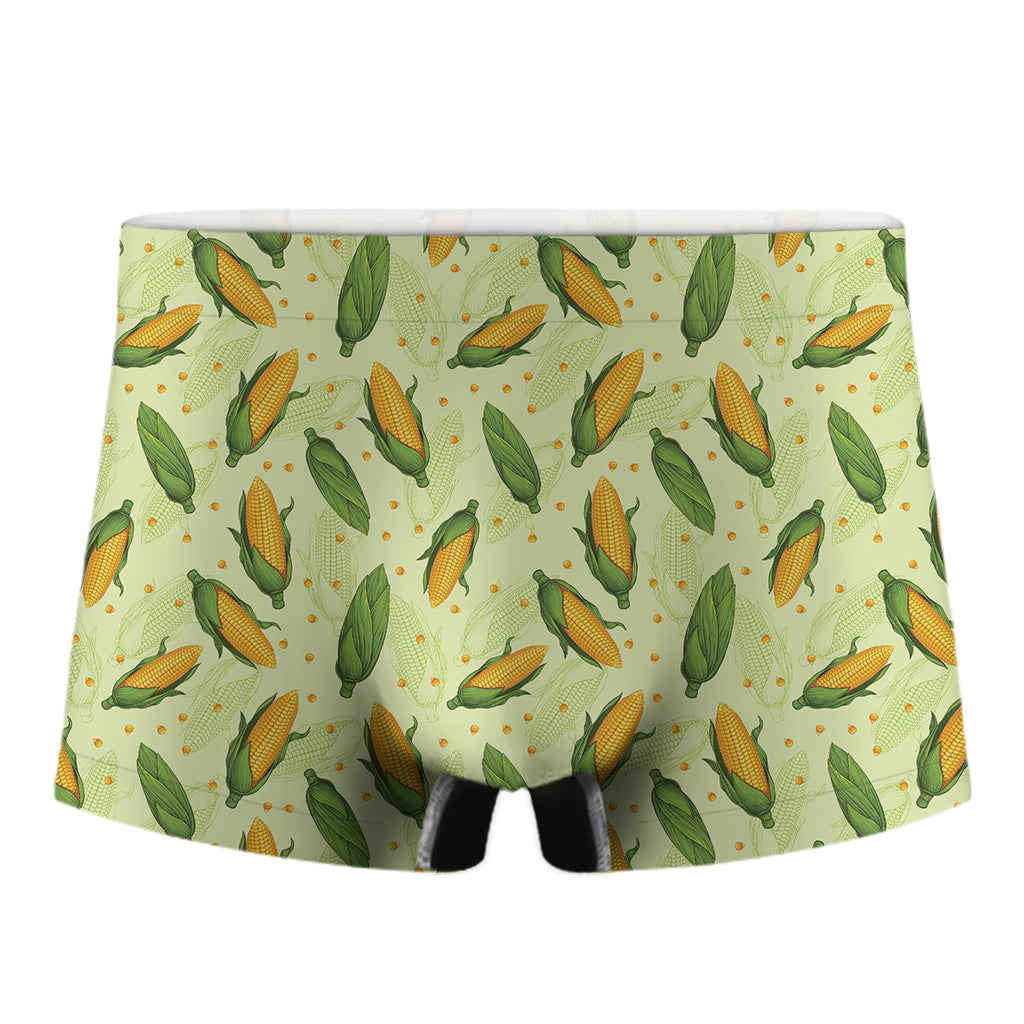 Corncob Pattern Print Men's Boxer Briefs