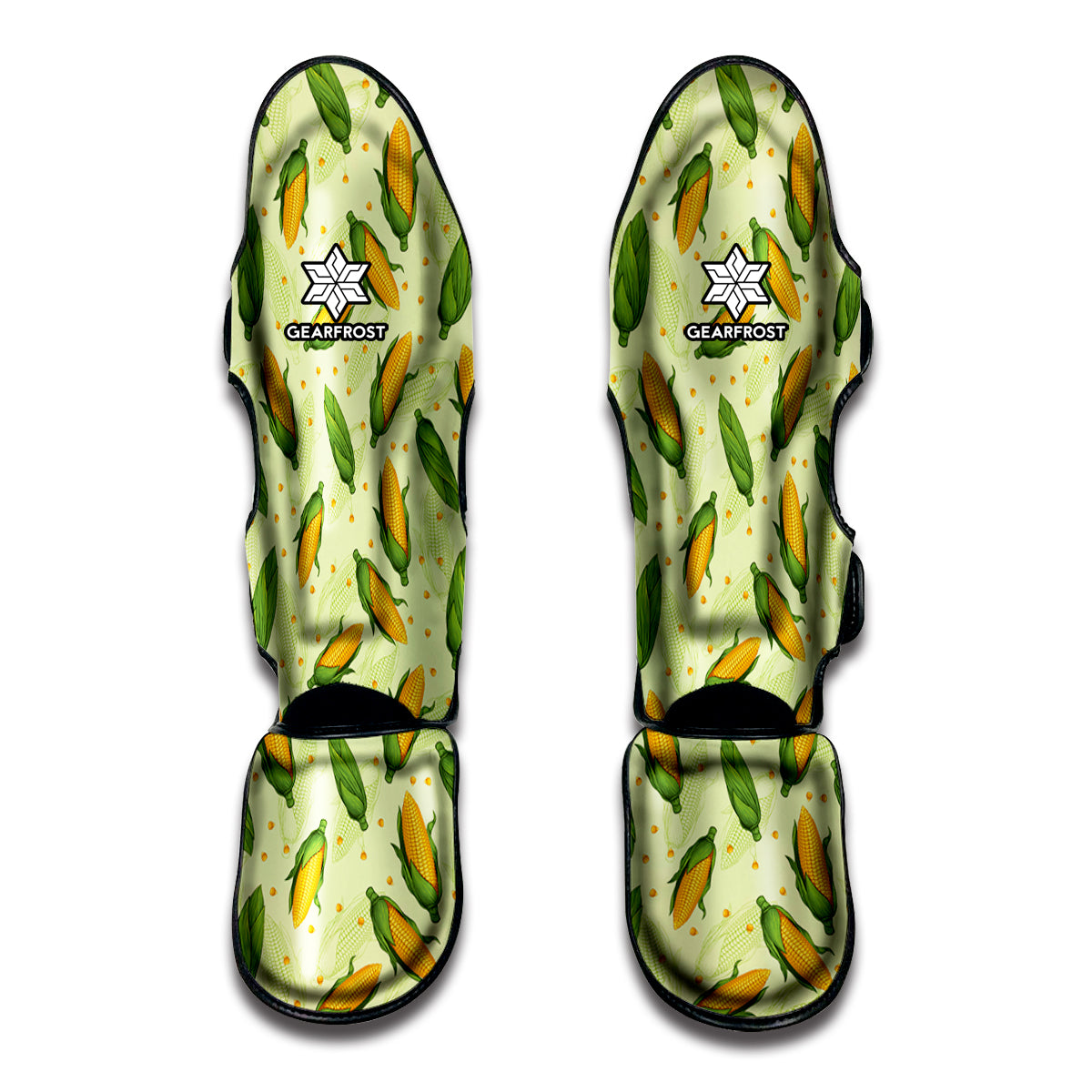 Corncob Pattern Print Muay Thai Shin Guards