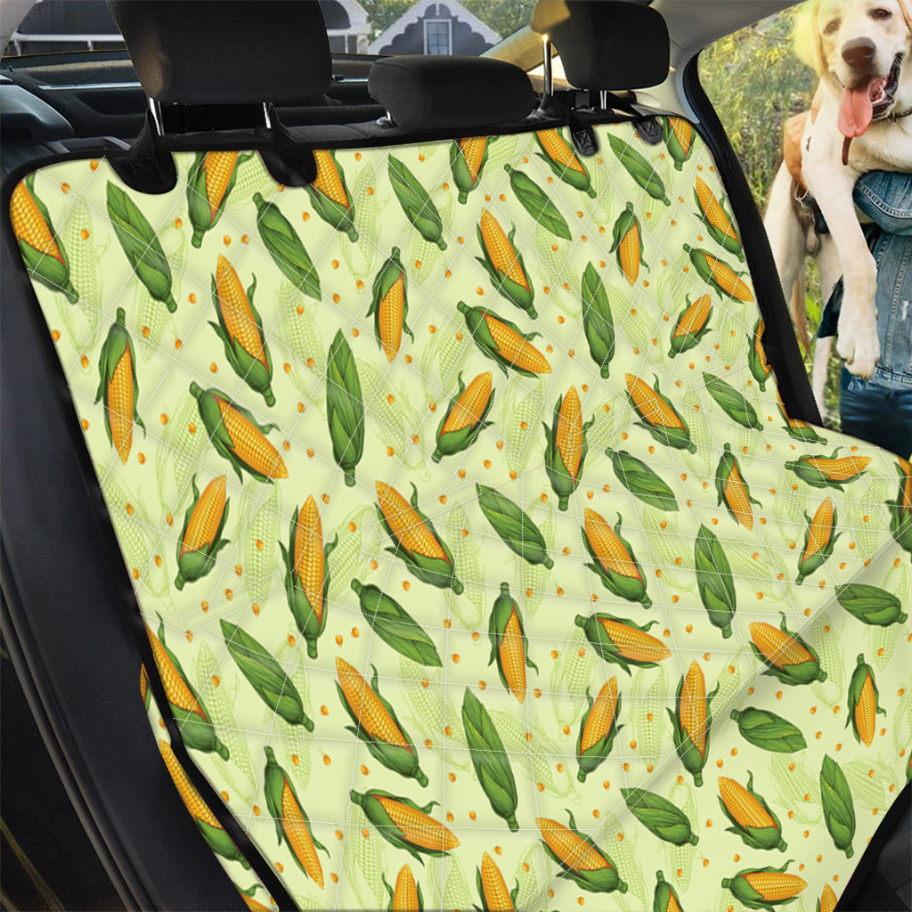 Corncob Pattern Print Pet Car Back Seat Cover