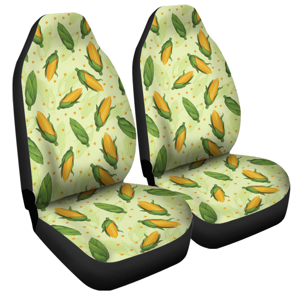 Corncob Pattern Print Universal Fit Car Seat Covers