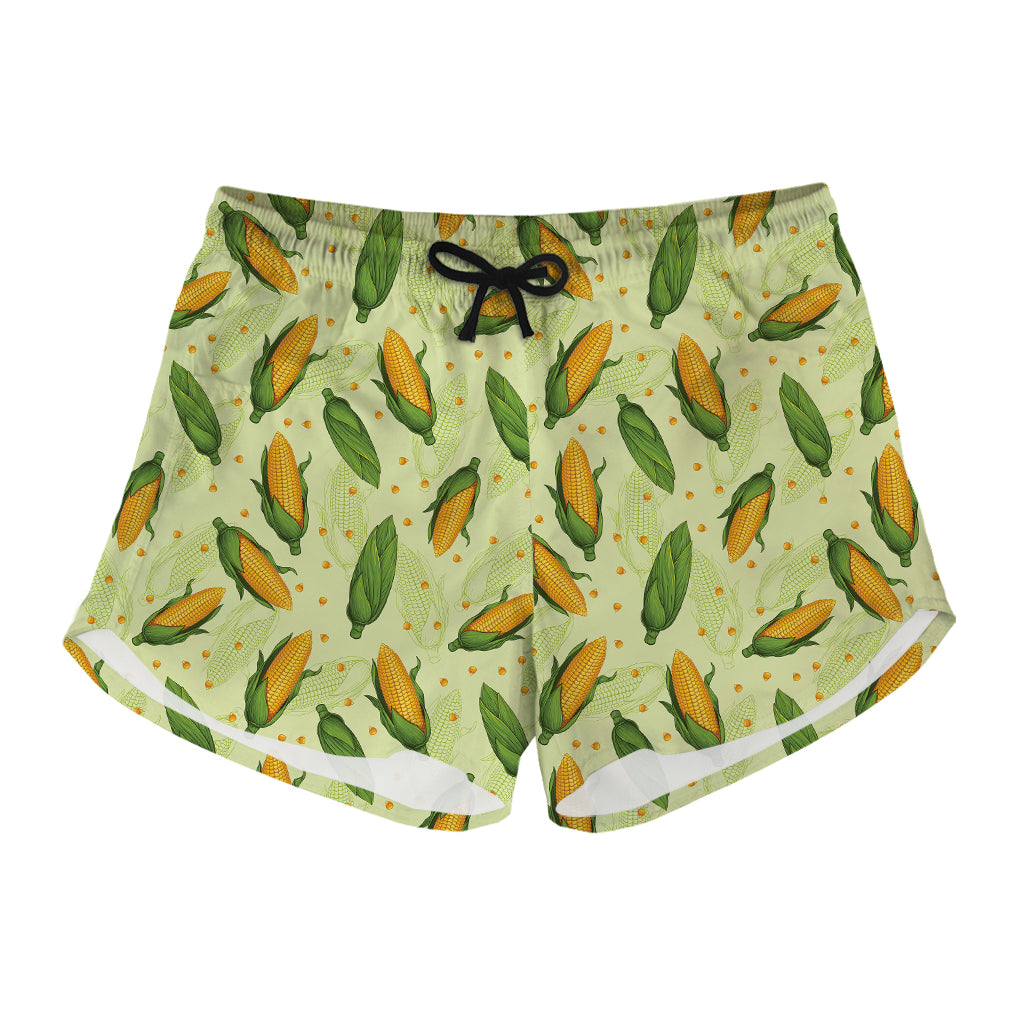 Corncob Pattern Print Women's Shorts