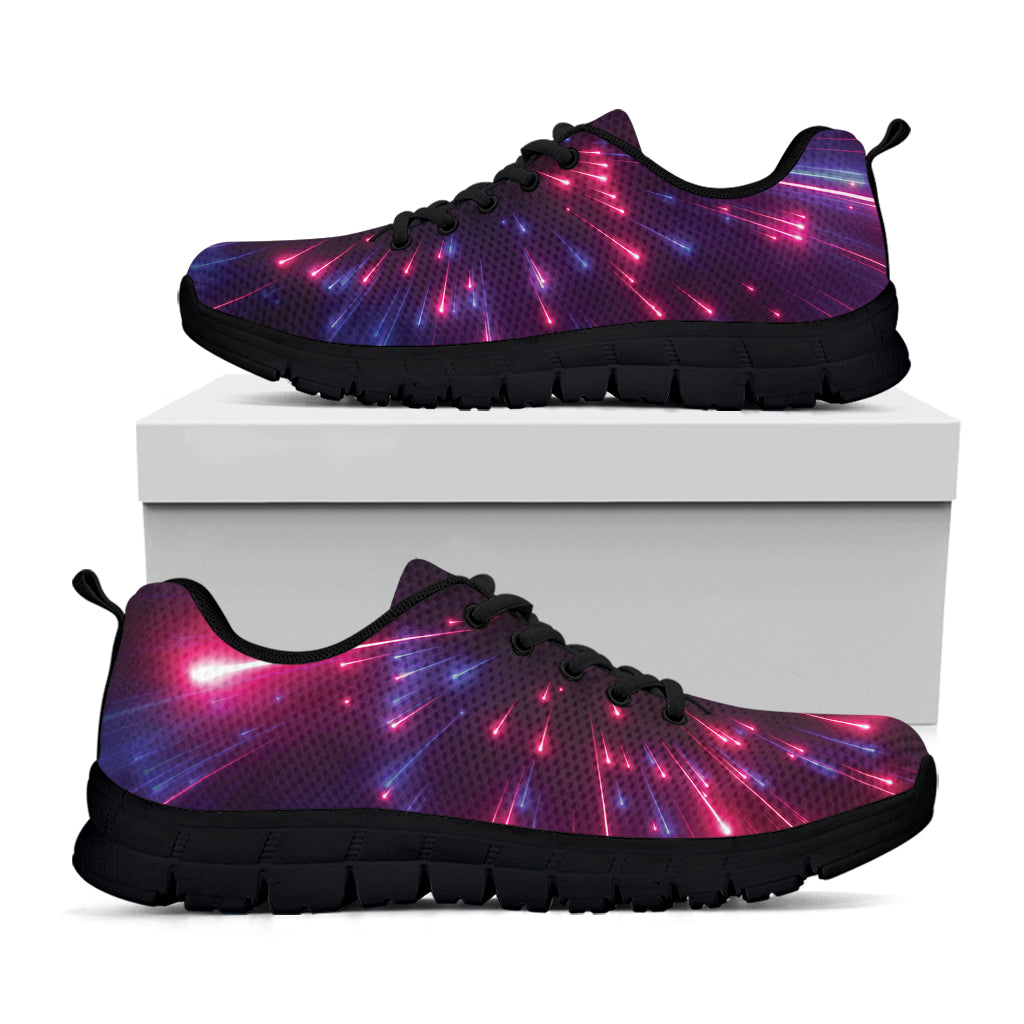 Cosmic Hyperspace Print Black Sneakers