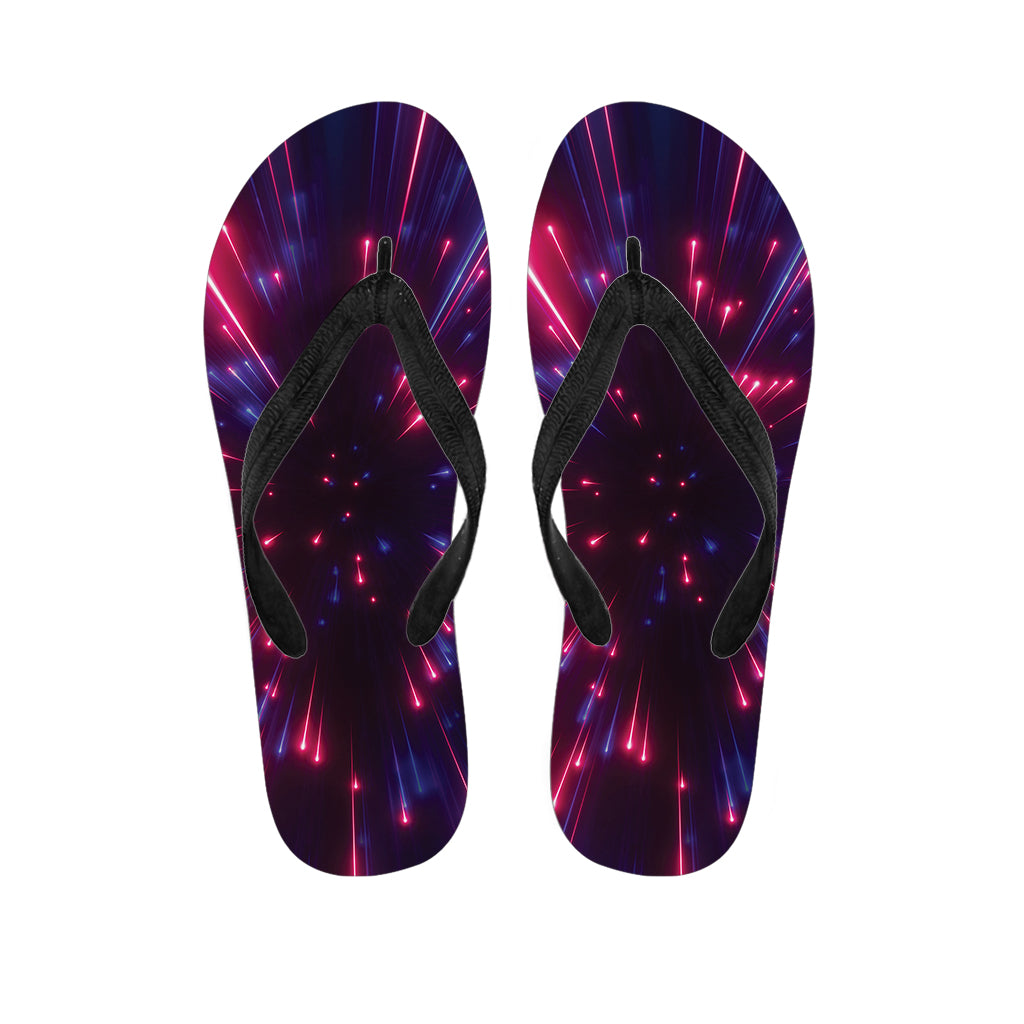 Cosmic Hyperspace Print Flip Flops