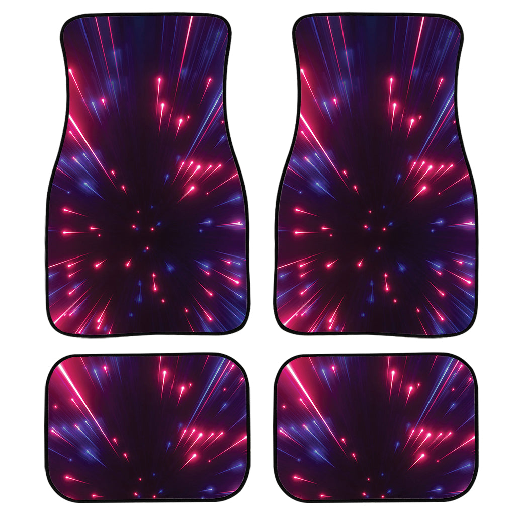 Cosmic Hyperspace Print Front and Back Car Floor Mats