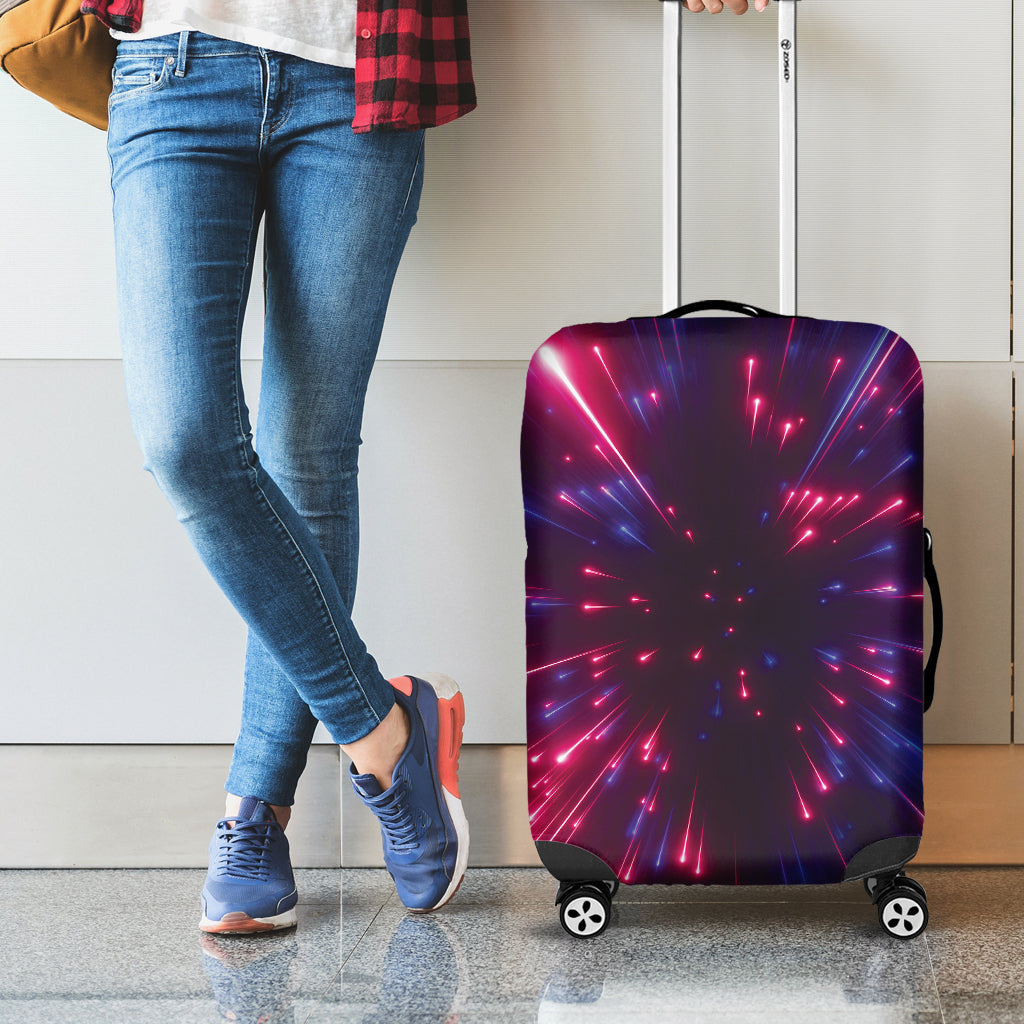 Cosmic Hyperspace Print Luggage Cover