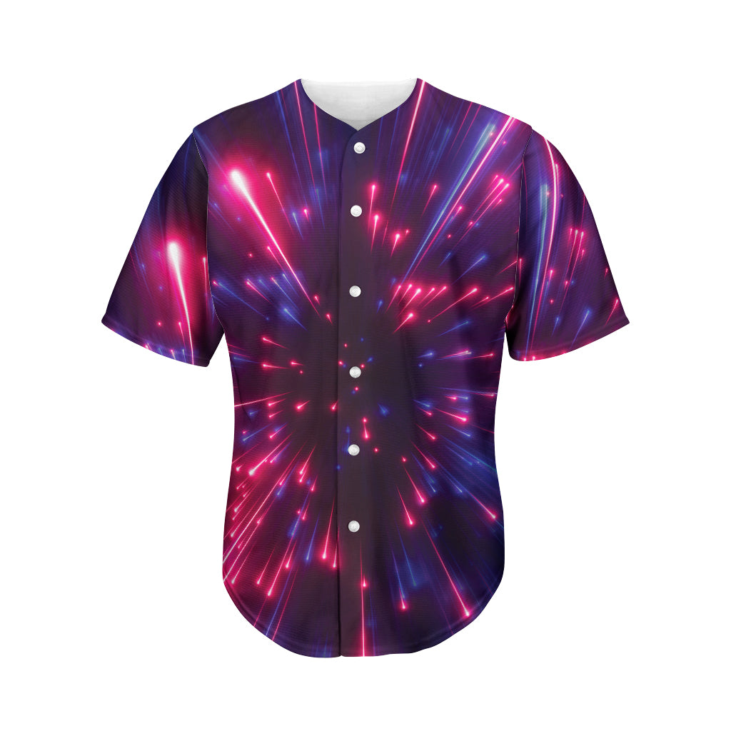 Cosmic Hyperspace Print Men's Baseball Jersey