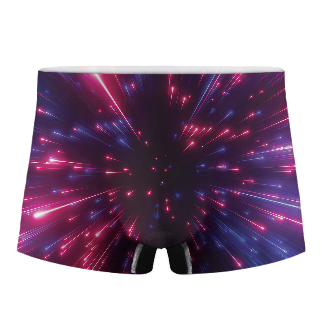 Cosmic Hyperspace Print Men's Boxer Briefs