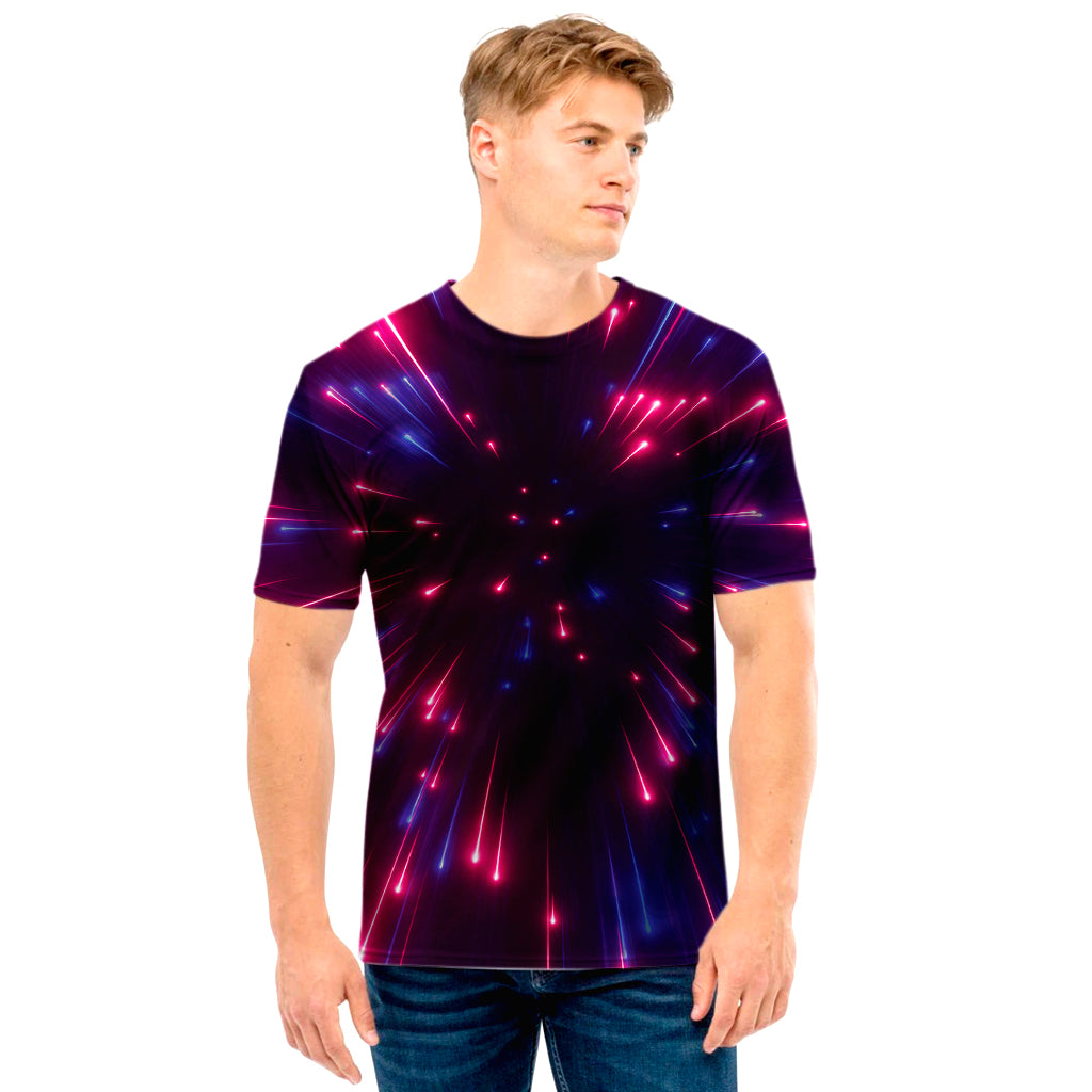 Cosmic Hyperspace Print Men's T-Shirt