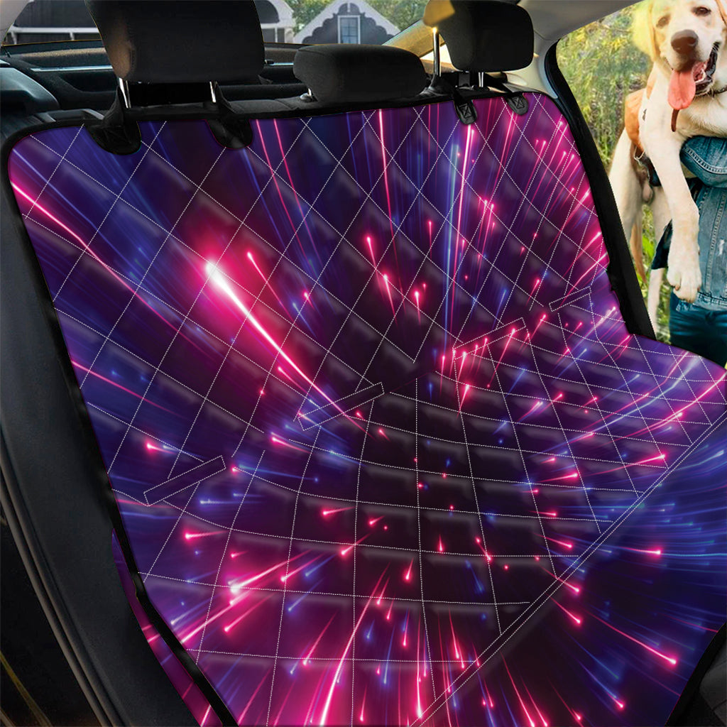 Cosmic Hyperspace Print Pet Car Back Seat Cover