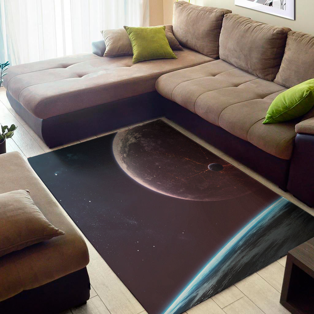 Cosmic Space Print Area Rug