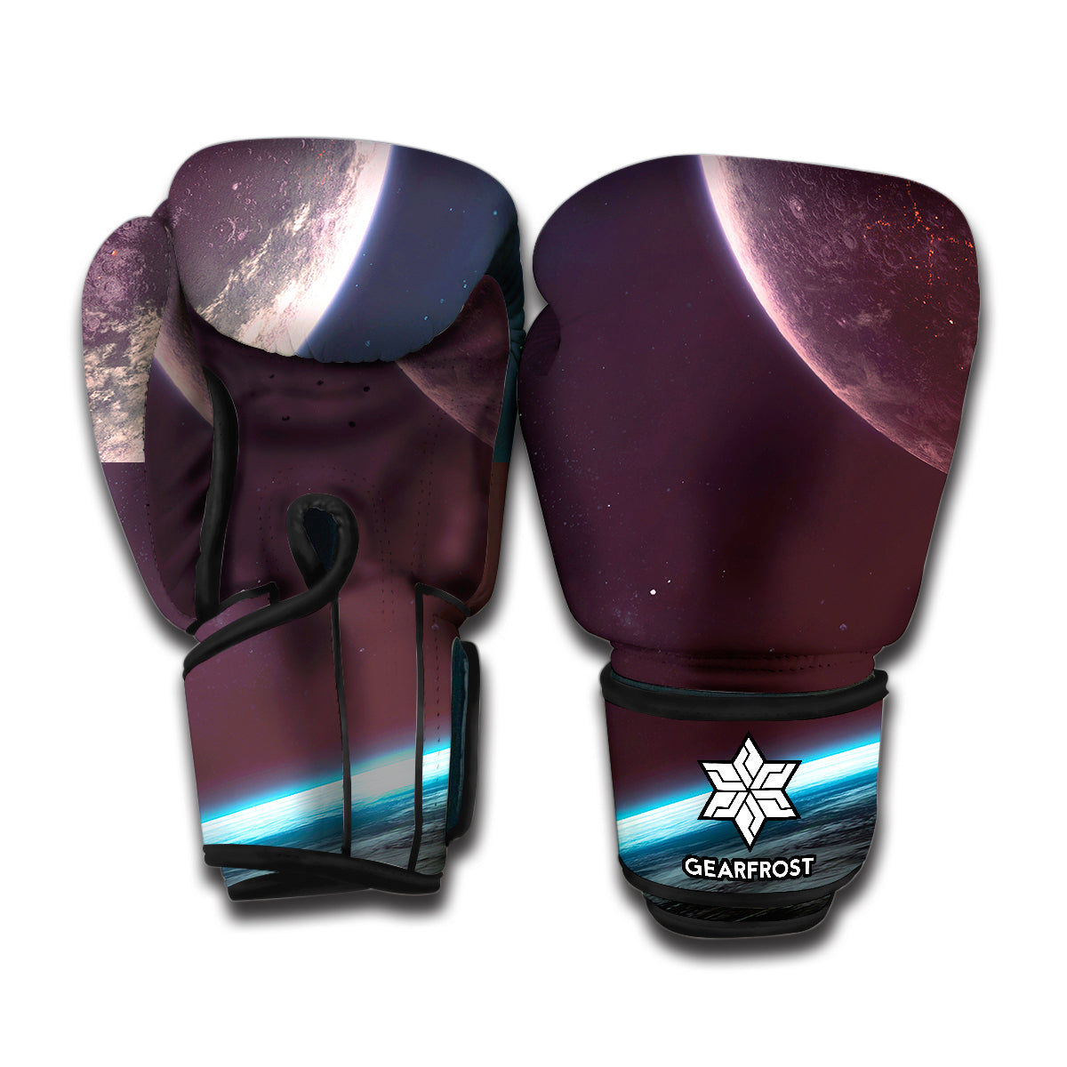 Cosmic Space Print Boxing Gloves