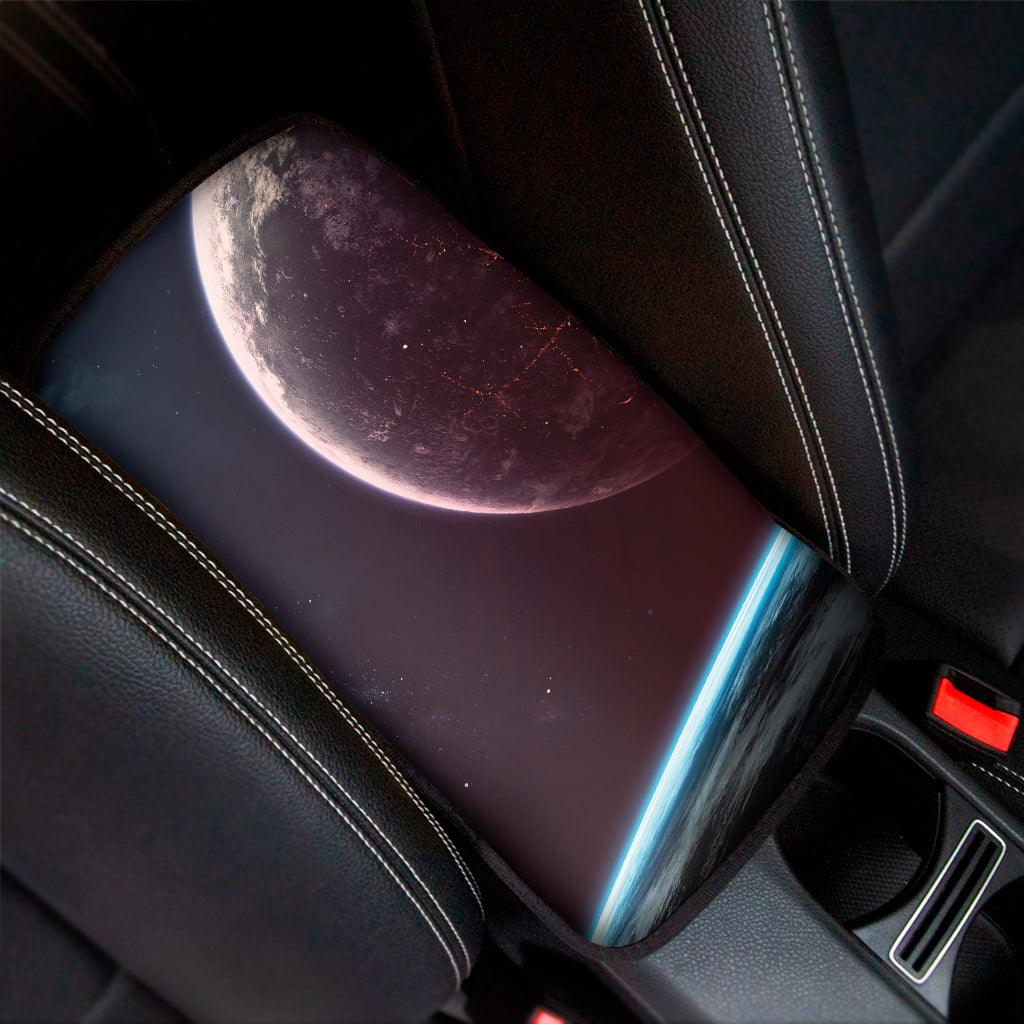 Cosmic Space Print Car Center Console Cover