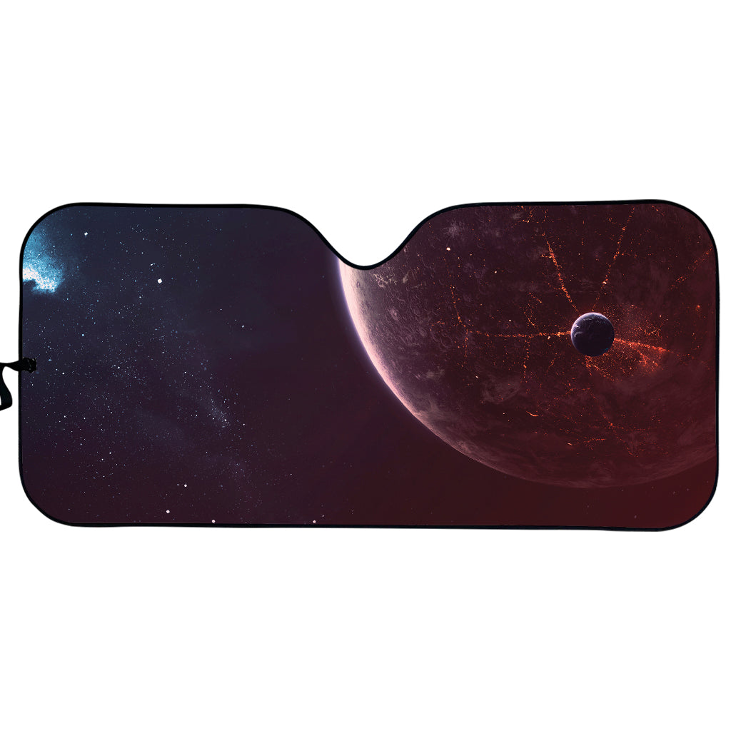 Cosmic Space Print Car Sun Shade