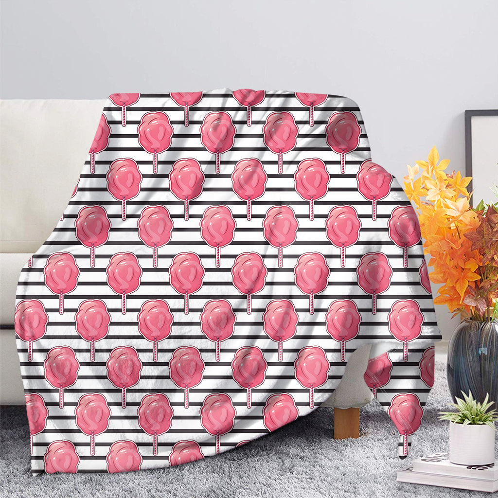 Cotton Candy Striped Pattern Print Blanket