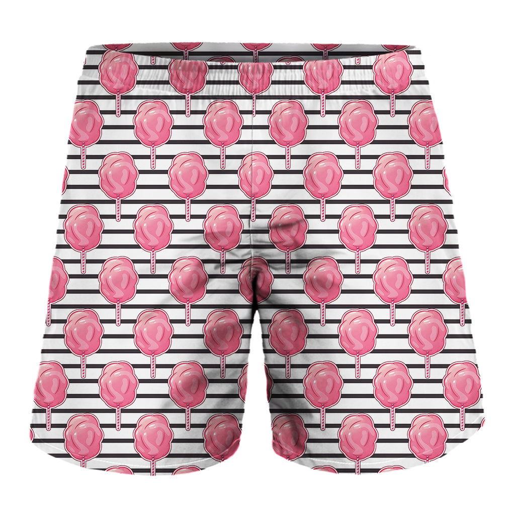 Cotton Candy Striped Pattern Print Men's Shorts