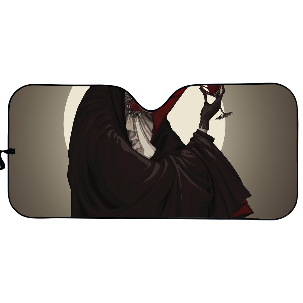 Count Dracula Print Car Sun Shade