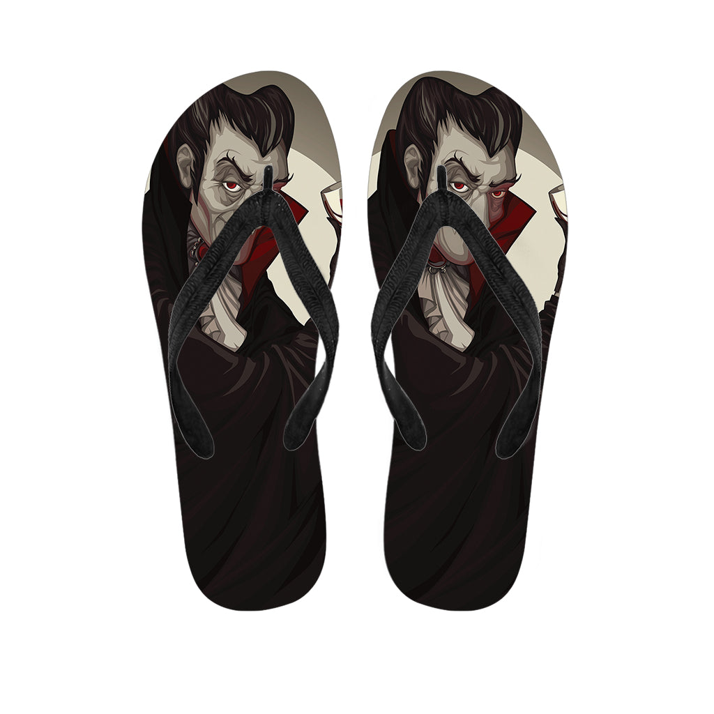 Count Dracula Print Flip Flops