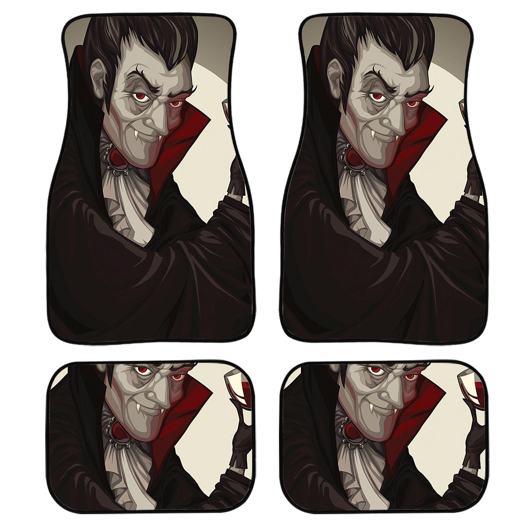 Count Dracula Print Front and Back Car Floor Mats