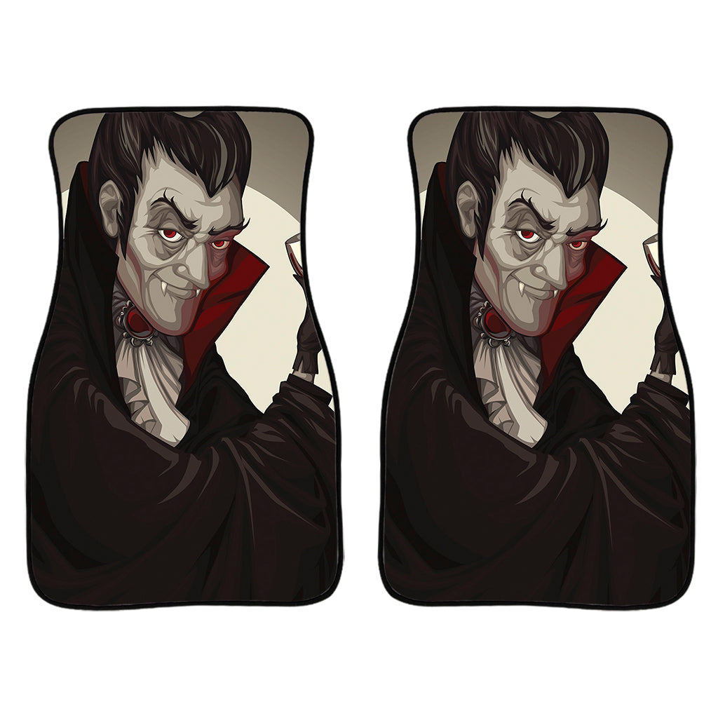 Count Dracula Print Front Car Floor Mats