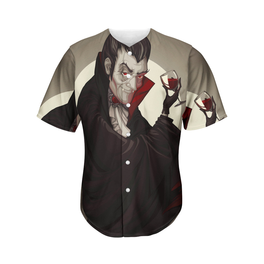 Count Dracula Print Men's Baseball Jersey