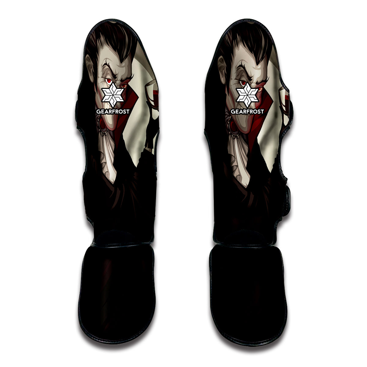 Count Dracula Print Muay Thai Shin Guards