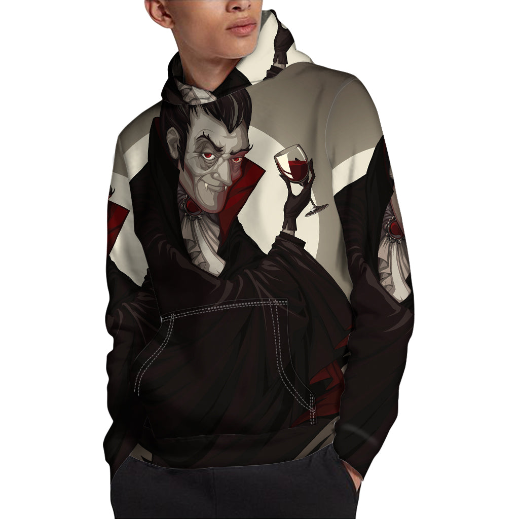 Count Dracula Print Pullover Hoodie