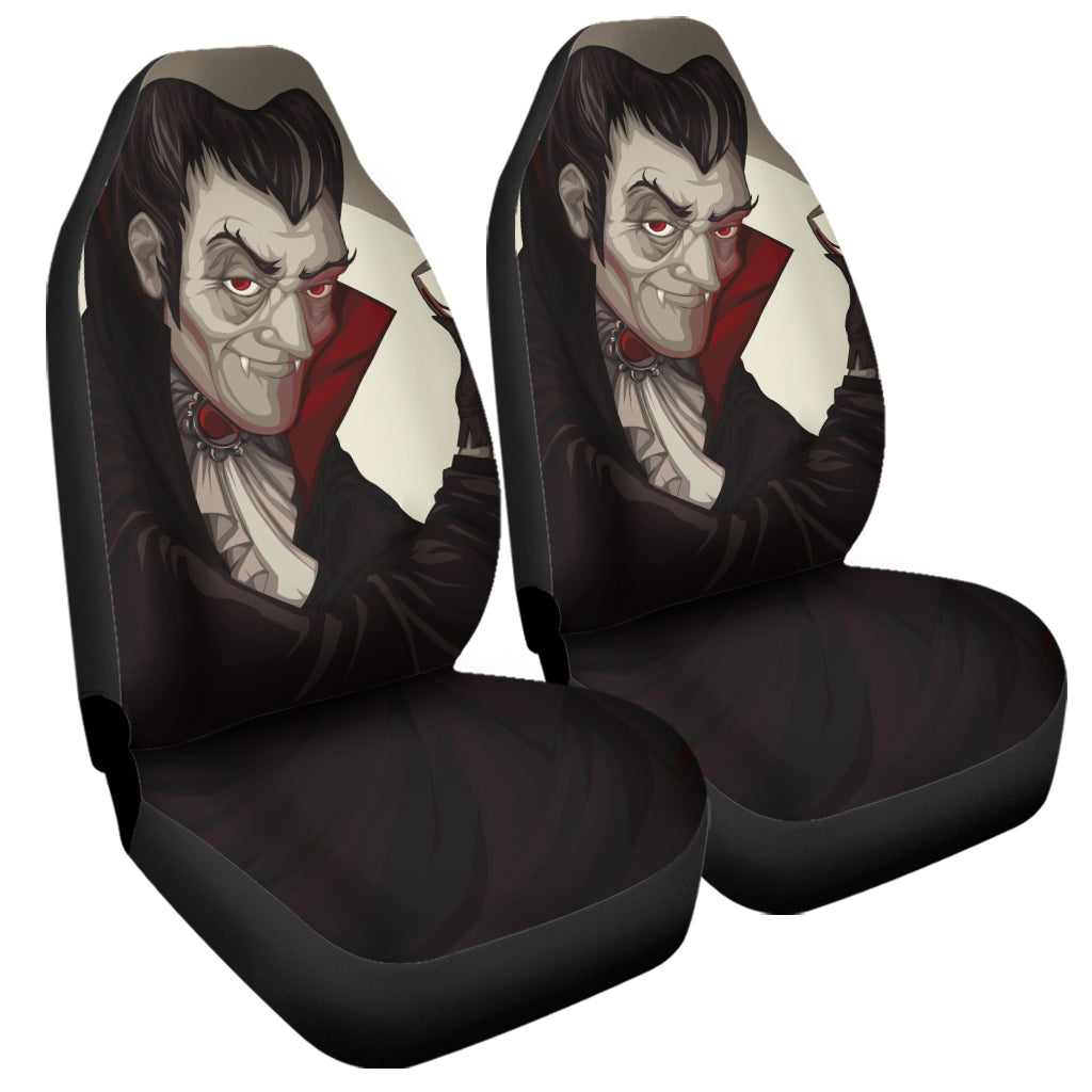 Count Dracula Print Universal Fit Car Seat Covers