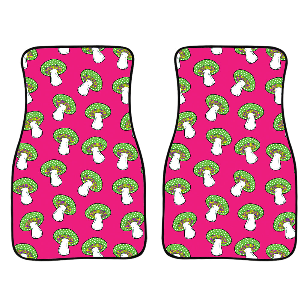 Crazy Mushroom Pattern Print Front Car Floor Mats