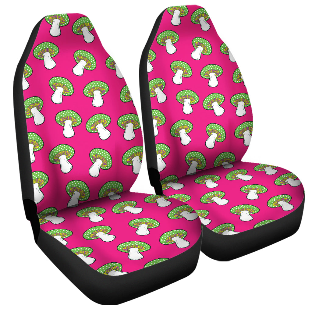 Crazy Mushroom Pattern Print Universal Fit Car Seat Covers