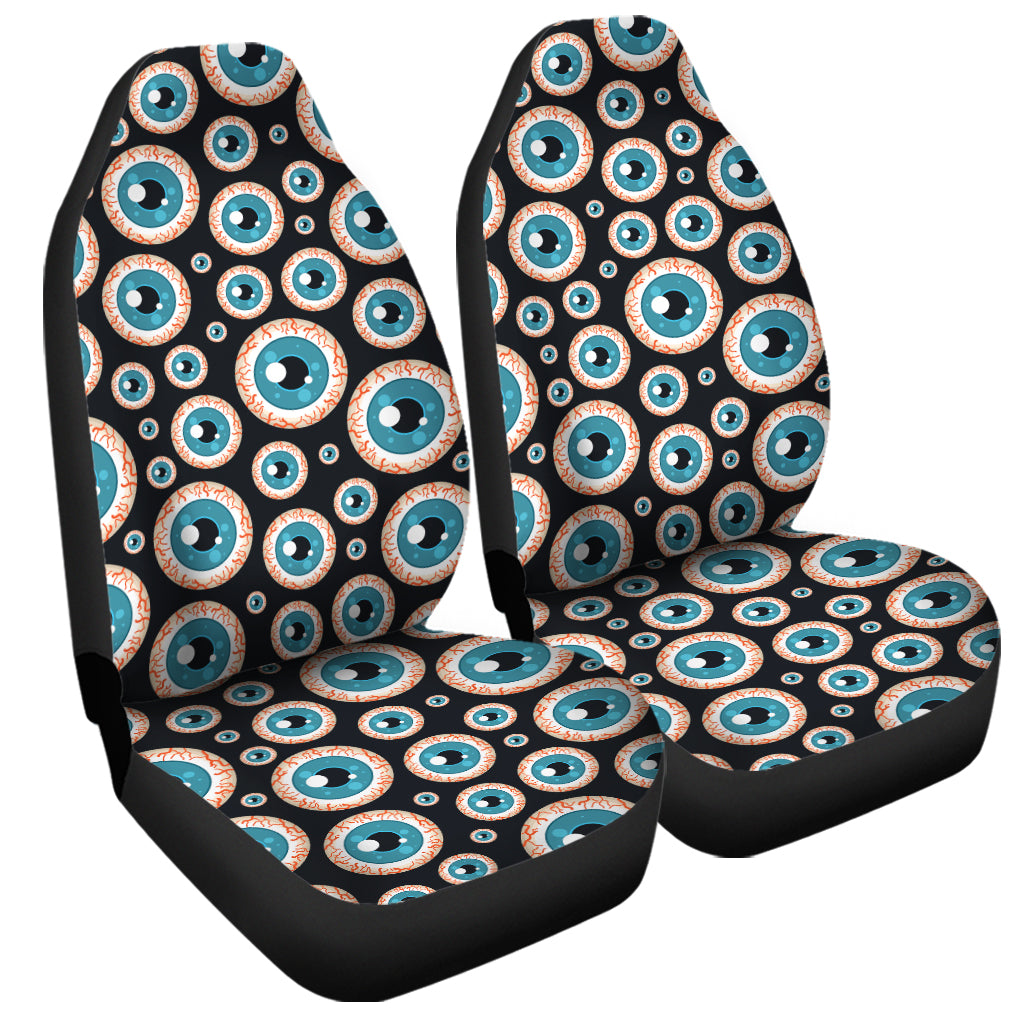 Creepy Eyeball Pattern Print Universal Fit Car Seat Covers