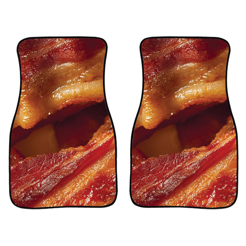 Crispy Bacon Print Front Car Floor Mats